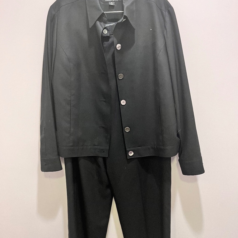 Black two piece suit